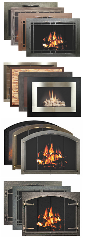 Stop by our Jackson CA hearth store to view a great collection of custom fireplace doors including glass fireplace door sets and more. We serve Amador & Calaveras Counties.