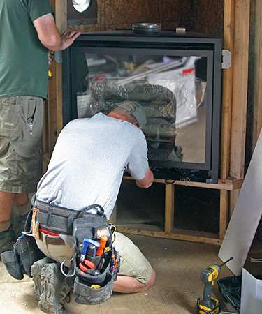 Custom Fireplace Installation - on Old California 49 - Amador City